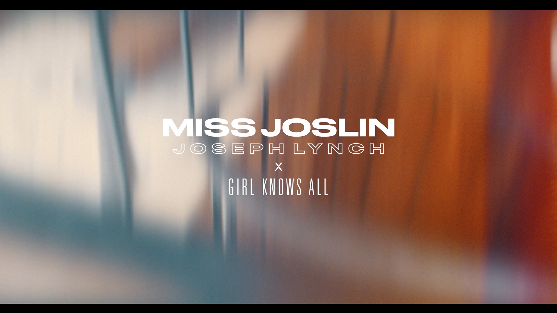 Miss Joslin Joseph Lynch x girl knows all
